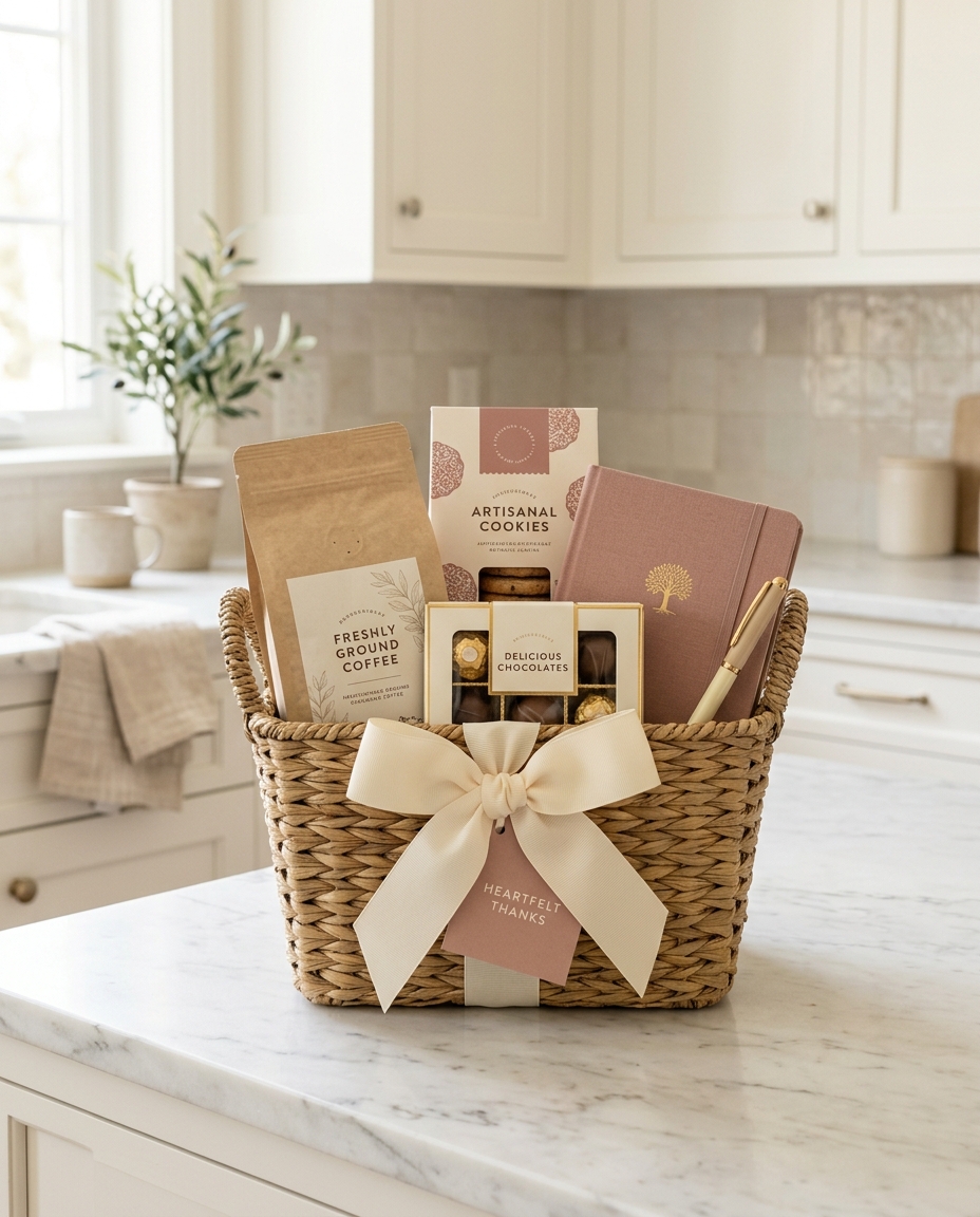Coffee & Notes — gift basket by Prezza